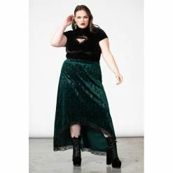 KILLSTAR Maxi Skirt - Grailed Emerald -KILLSTAR Shop killstar maxi skirt grailed emerald6
