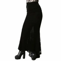 Killstar Maxi Skirt - The Ghostess Black