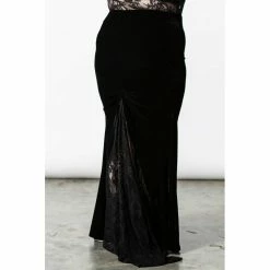 Killstar Maxi Skirt - The Ghostess Black -KILLSTAR Shop killstar maxi skirt the ghostess black5