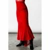 Killstar Maxi Skirt - The Ghostess Scarlet