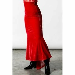 Killstar Maxi Skirt - The Ghostess Scarlet