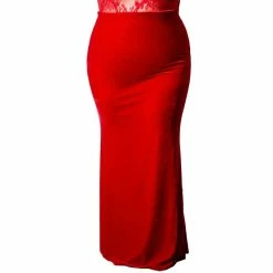 Killstar Maxi Skirt - The Ghostess Scarlet -KILLSTAR Shop killstar maxi skirt the ghostess scarlet4