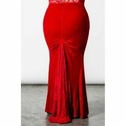 Killstar Maxi Skirt - The Ghostess Scarlet -KILLSTAR Shop killstar maxi skirt the ghostess scarlet6