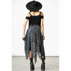 KILLSTAR Midi Skirt - Dasia -KILLSTAR Shop killstar midi skirt dasia6