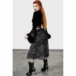 KILLSTAR Midi Skirt - Luella -KILLSTAR Shop killstar midi skirt luella3