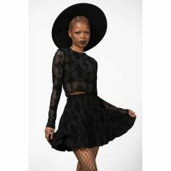 Killstar Mini Skirt - Amelie -KILLSTAR Shop killstar mini skirt amelie 14