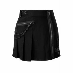 Killstar Mini Skirt - Calling Alice Black -KILLSTAR Shop killstar mini skirt calling alice black6