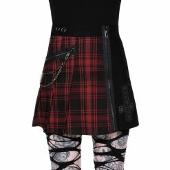 Killstar Mini Skirt - Calling Alice Tartan