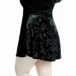 Killstar Mini Skirt - Crescent Nights -KILLSTAR Shop killstar mini skirt crescent nights6