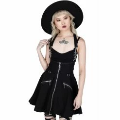 Killstar Mini Skirt - Dark Flair Black -KILLSTAR Shop killstar mini skirt dark flair black3