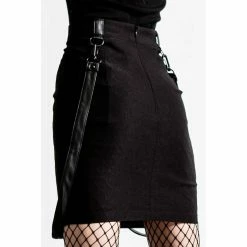 Killstar Mini Skirt - Daze Of Our Lives Black -KILLSTAR Shop killstar mini skirt daze of our lives black3