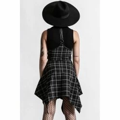 Killstar Mini Skirt - Dazed & Confused Ash Tartan -KILLSTAR Shop killstar mini skirt dazed confused ash tartan4