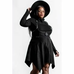 Killstar Mini Skirt - Dazed & Confused Black -KILLSTAR Shop killstar mini skirt dazed confused black6