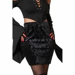 KILLSTAR Mini Skirt - Doom Duchess Black