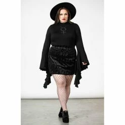 KILLSTAR Mini Skirt - Doom Duchess Black -KILLSTAR Shop killstar mini skirt doom duchess black6