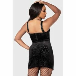 KILLSTAR Mini Skirt - No Return -KILLSTAR Shop killstar mini skirt no return4