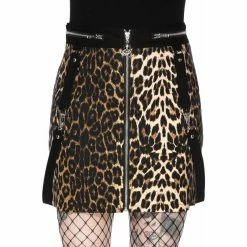 Killstar Mini Skirt - Pretty Kitty Leo