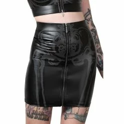 KILLSTAR Mini Skirt - Skellington