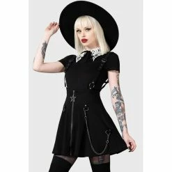 KILLSTAR Mini Skirt - Study Hell -KILLSTAR Shop killstar mini skirt study hell3