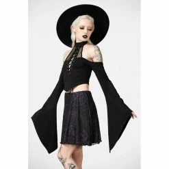 KILLSTAR Mini Skirt - Trevea -KILLSTAR Shop killstar mini skirt trevea4