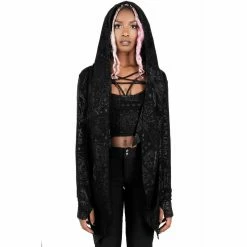 Killstar Open Cardigan - Unholy Sabbath Crop Hoodie