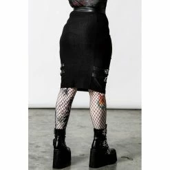 Killstar Pencil Skirt - Bayonet -KILLSTAR Shop killstar pencil skirt bayonet3