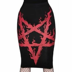 Killstar Pencil Skirt - Bloodpact