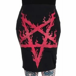 Killstar Pencil Skirt - Bloodpact -KILLSTAR Shop killstar pencil skirt bloodpact3
