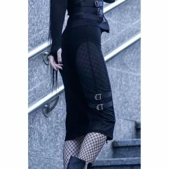 Killstar Pencil Skirt - Decibel -KILLSTAR Shop killstar pencil skirt decibel4