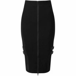 Killstar Pencil Skirt - Decibel -KILLSTAR Shop killstar pencil skirt decibel5