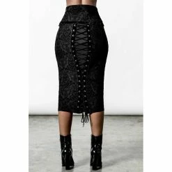 Killstar Pencil Skirt - Isolde -KILLSTAR Shop killstar pencil skirt isolde3