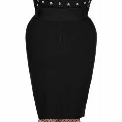 Killstar Pencil Skirt - Rebel Hell -KILLSTAR Shop killstar pencil skirt rebel hell4