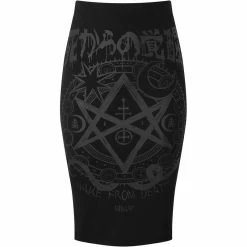 Killstar Pencil Skirt - Resurrection -KILLSTAR Shop killstar pencil skirt resurrection3