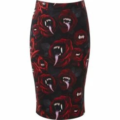 Killstar Pencil Skirt - Temptation -KILLSTAR Shop killstar pencil skirt temptation4