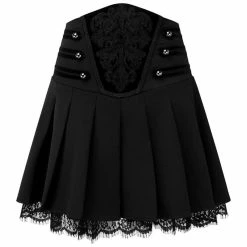 Killstar Pleated Mini Skirt - Abbey -KILLSTAR Shop killstar pleated mini skirt abbey3