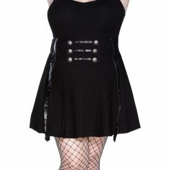 Killstar Pleated Mini Skirt - Dark Academy Black -KILLSTAR Shop killstar pleated mini skirt dark academy black5