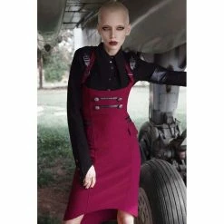 Killstar Pleated Mini Skirt - Darkwave Division Blood -KILLSTAR Shop killstar pleated mini skirt darkwave division blood3