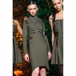 Killstar Pleated Mini Skirt - Darkwave Division Khaki 8 Killstar Pleated Mini Skirt - Darkwave Division Khaki -KILLSTAR Shop killstar pleated mini skirt darkwave division khaki3