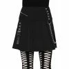 Killstar Pleated Mini Skirt - Elektra