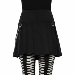 Killstar Pleated Mini Skirt - Elektra -KILLSTAR Shop killstar pleated mini skirt elektra3
