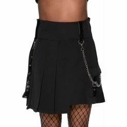 Killstar Pleated Mini Skirt - Killed It