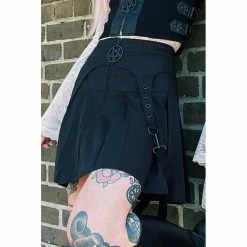 Killstar Pleated Mini Skirt - Ravi -KILLSTAR Shop killstar pleated mini skirt ravi5