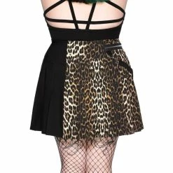 Killstar Pleated Mini Skirt - Savage Leo -KILLSTAR Shop killstar pleated mini skirt savage leo4