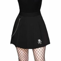 Killstar Pleated Mini Skirt - Sticks N' Stones