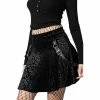 KILLSTAR Skater Skirt - Kitty Pride Black