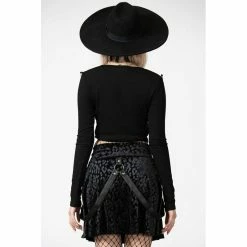 KILLSTAR Skater Skirt - Kitty Pride Black 7 KILLSTAR Skater Skirt - Kitty Pride Black -KILLSTAR Shop killstar skater skirt kitty pride black4