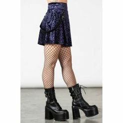 KILLSTAR Skater Skirt - Kitty Pride Plum 5 KILLSTAR Skater Skirt - Kitty Pride Plum -KILLSTAR Shop killstar skater skirt kitty pride plum3