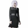 Killstar Suspender Mini Skirt - Synth