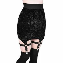 Killstar Velvet Mini Skirt - Cassandra