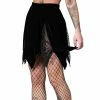 Killstar Velvet Mini Skirt - Lester Black